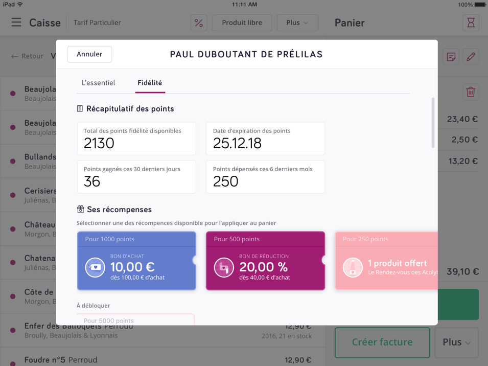 suivi de la fidélité