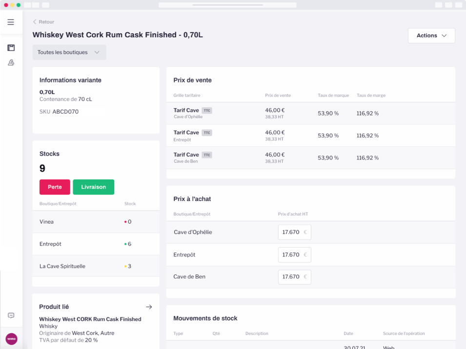 catalogue centralisé